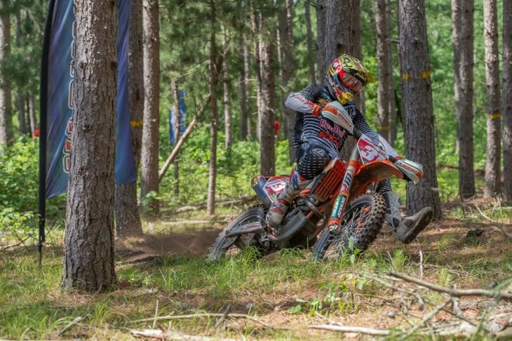 Russell Bobbitt took the win at the 2016 Huntersville National Enduro. Photo: Shan Moore