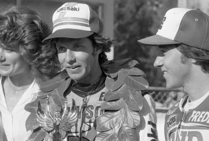 Eddie Lawson and Freddie Spencer in 1981