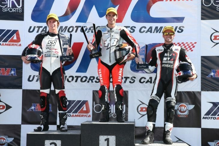 MotoAmerica 2016 Utah_Friday 600 Superstock podium