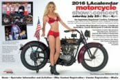 Calendar Motorcycle Show