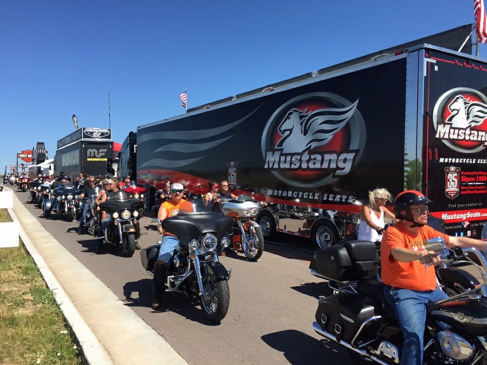Mustang truck at Sturgis