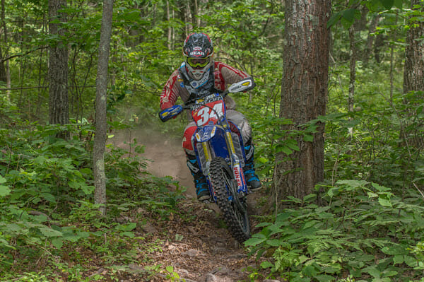 Grant Baylor took the win at the 2016 Rattlesnake National Enduro in Cross Fork, Pennsylvania.