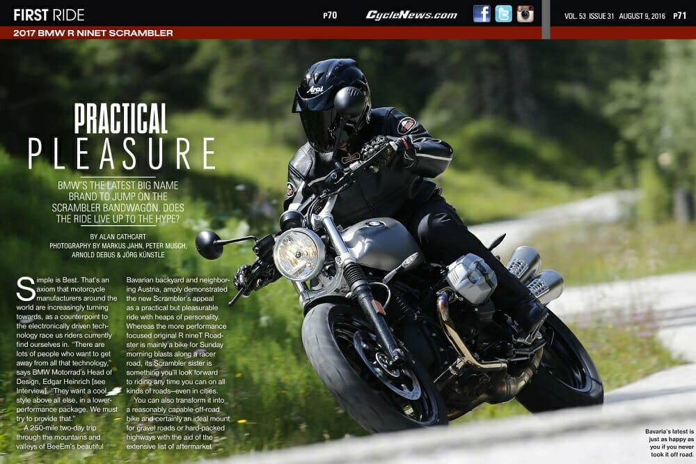 2017 BMW R nineT Scrambler
