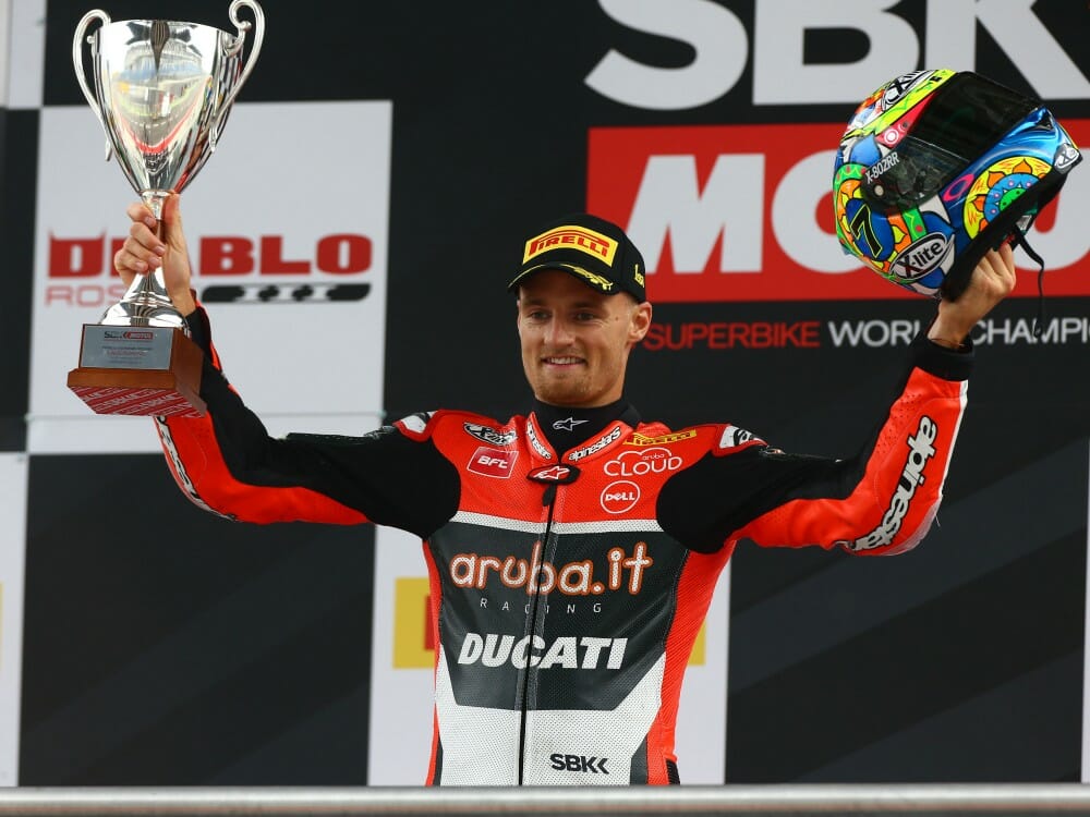 Chaz Davies Wins German World Superbike Race One