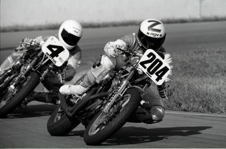 Scott Zampach and Tripp Nobles on Harley-Davidson 883 Sportsters