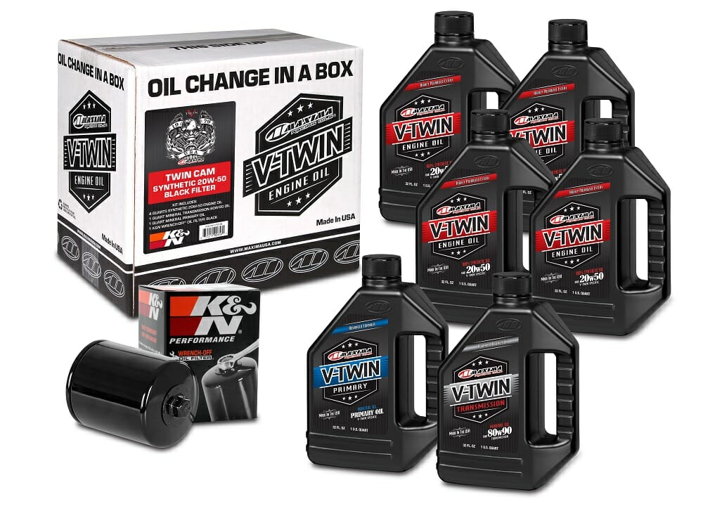 Maxima Oil Change in a Box Kits from J&P Cycles Cycle News