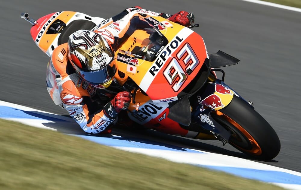 Motogp Marc Marquez Wins 16 Motogp Championship With Motegi Victory Cycle News