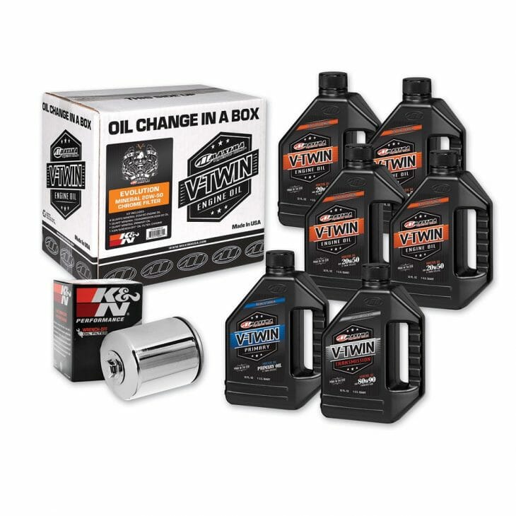 Maxima Oil Change in a Box Kits from J&P Cycles