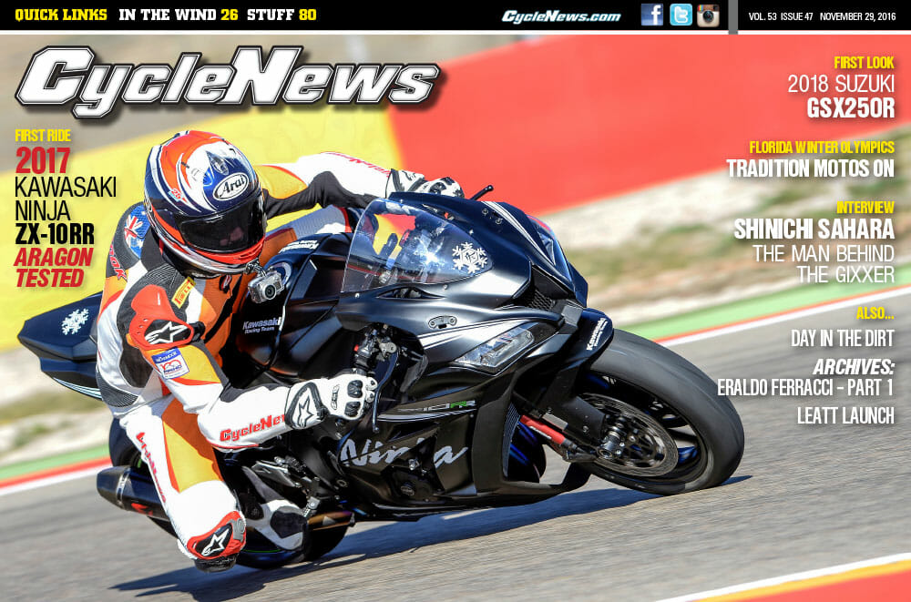 Cycle News Magazine #47: Kawasaki Ninja ZX-10RR First Ride, Florida Winter Olympics...