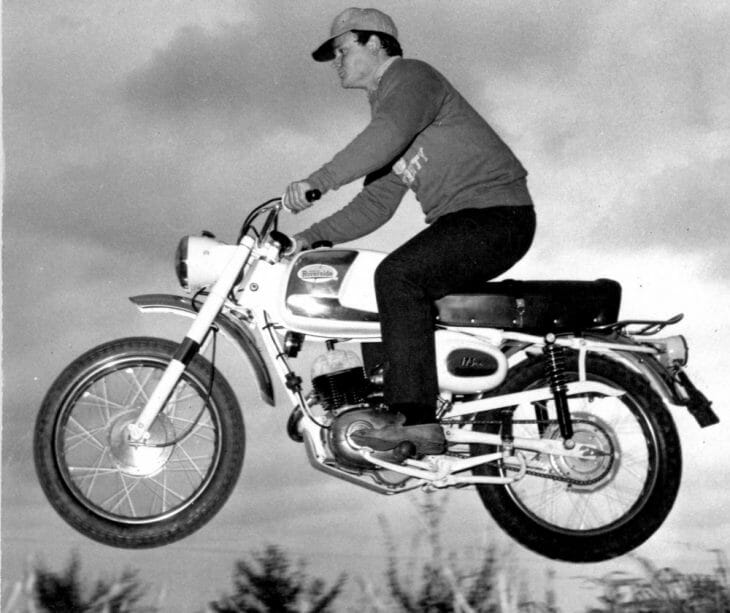 Eraldo Ferracci helped establish Benelli in America with bikes like this model sold in Montgomery Ward stores.