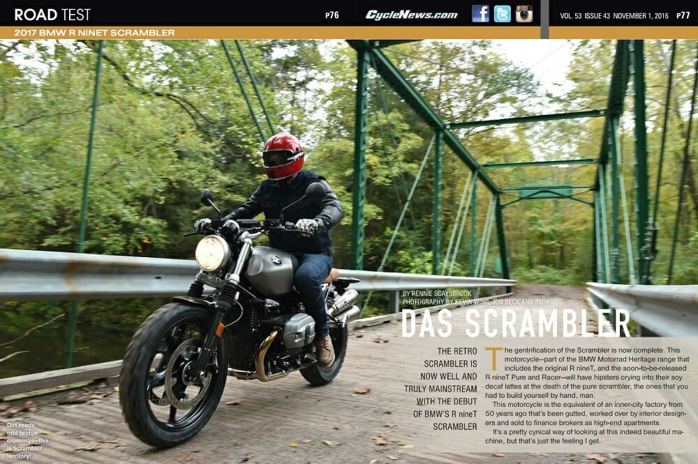 2017 BMW R nineT Scrambler
