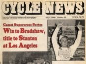 Cycle News on July 4, 1990 featured photos of both Damon Bradshaw, who won the AMA Supercross Series finale, and Jeff Stanton who earned the championship.