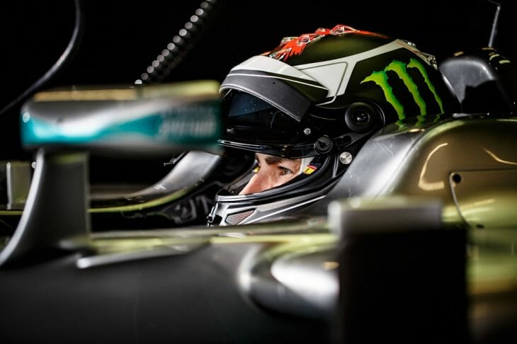 Jorge Lorenzo Drives the F1 W05 Hybrid