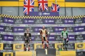 Macau Grand Prix Podium: Peter Hickman, BMW, 2. Michael Rutter, BMW