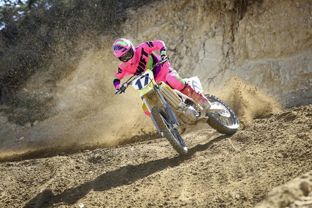 The huge advantage the RM-Z450 once had in the turns is getting smaller. It’s still the best but the KTM/Husqvarna and Honda have narrowed that gap significantly.