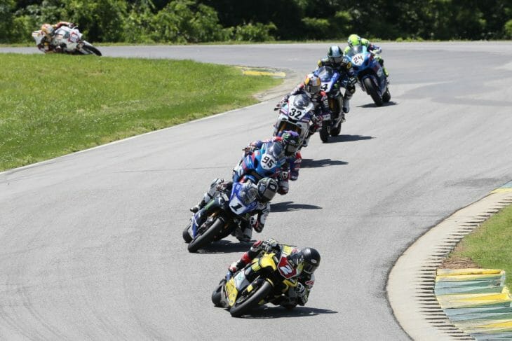 Herrin leads everyone at VIR. Herrin leads everyone at VIR.