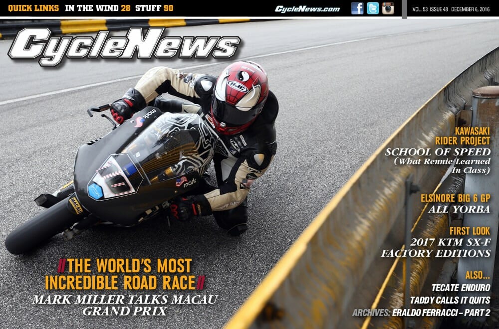 Cycle News Magazine #48: Racing Macau, First Look KTM Factory Edition...