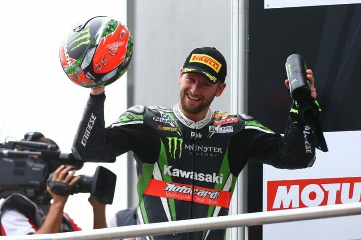 Tom Sykes finished second in the championship on the Kawasaki ZX-10R.