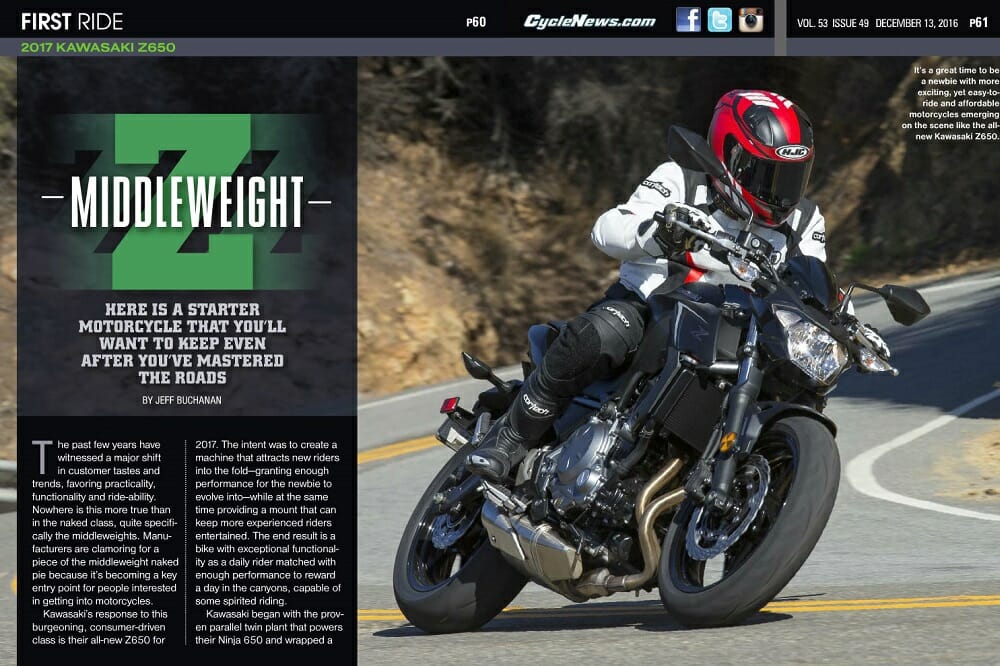 2017 Kawasaki Z650