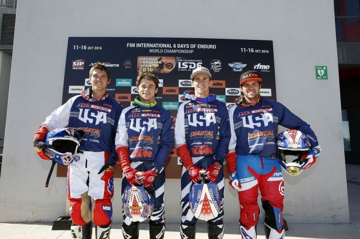 USA World Trophy FIM ISDE 2016 Navarra