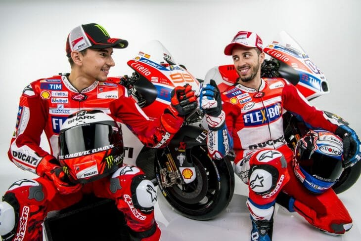 Lorenzo and Dovi Ducati MotoGP Team