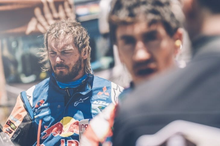 Toby Price is out of the Dakar. 