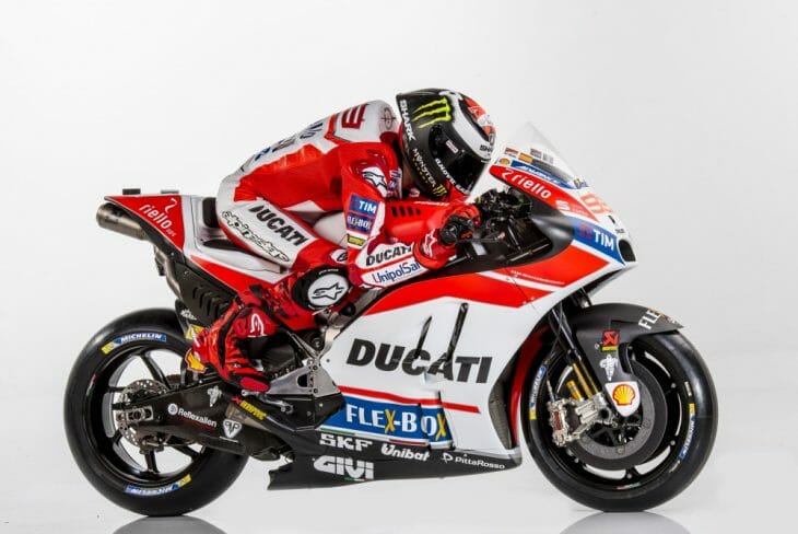 Lorenzo in studio Ducati MotoGP Team Lorenzo in studio