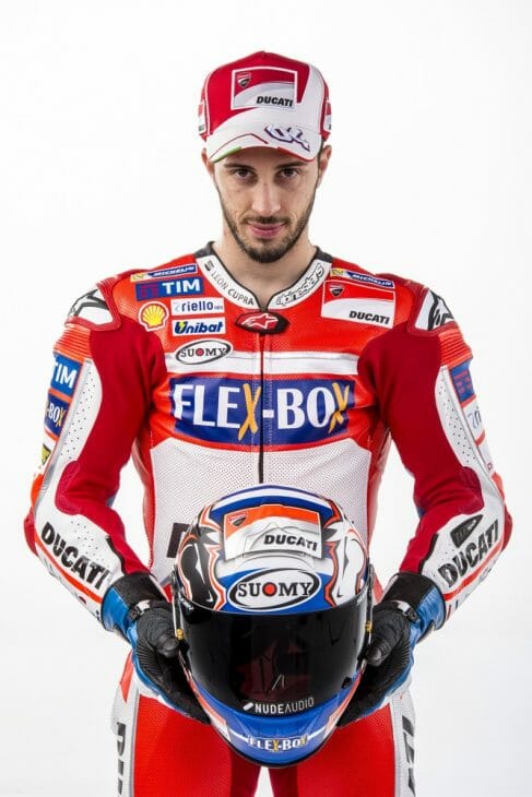 Dovi with helmet Ducati MotoGP Team Dovi with helmet