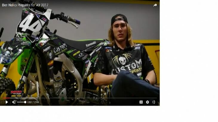 Ben Nelko Prepares for AX 2017 - Race Tech video