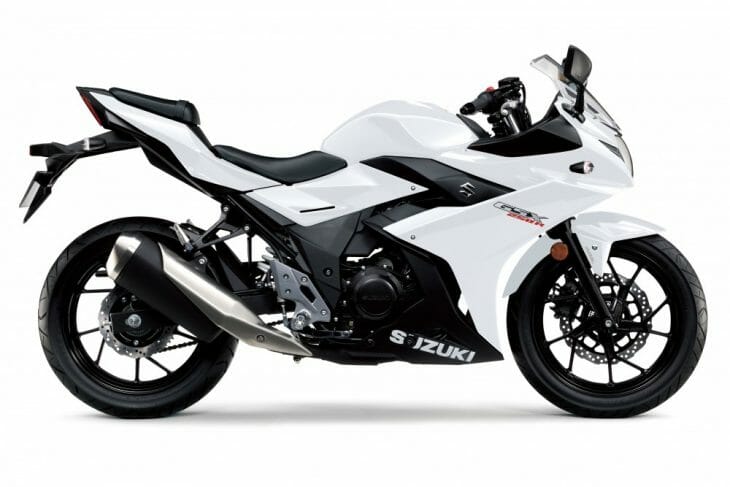 White option is a little less intimidating a color for the 250.