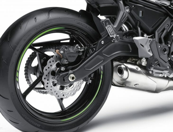 New Kawasaki Ninja 650 swingarm