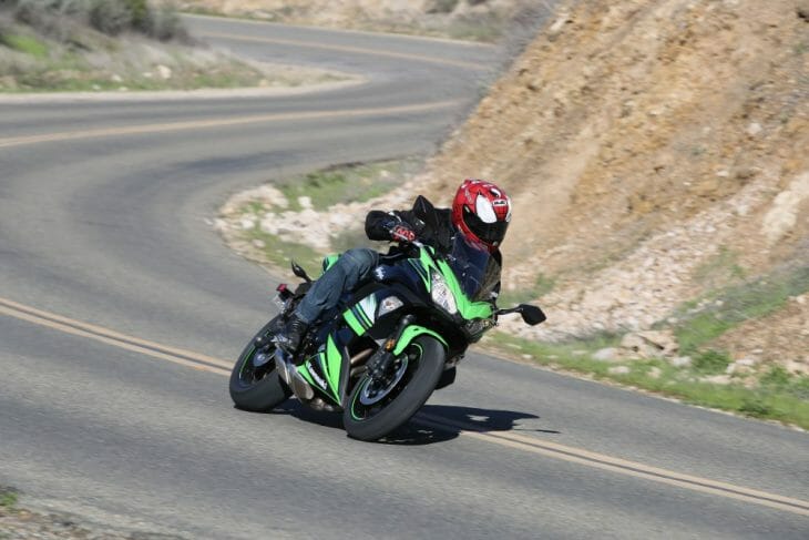 Kawasaki Ninja 650 corner