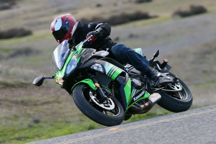 Kawasaki Ninja 650 cornering