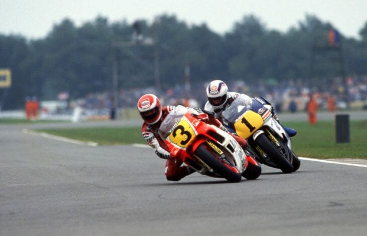 Eddie Lawson (3) and Wayne Gardner (1) had a great GP battle in 1988, with Lawson winning back the World Championship from the Aussie. 