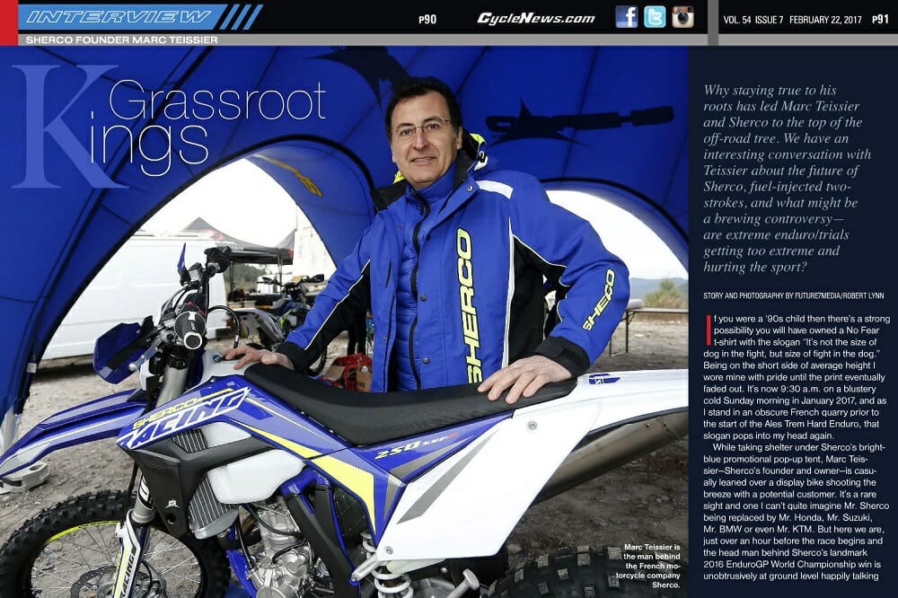 Sherco Founder Marc Teissier