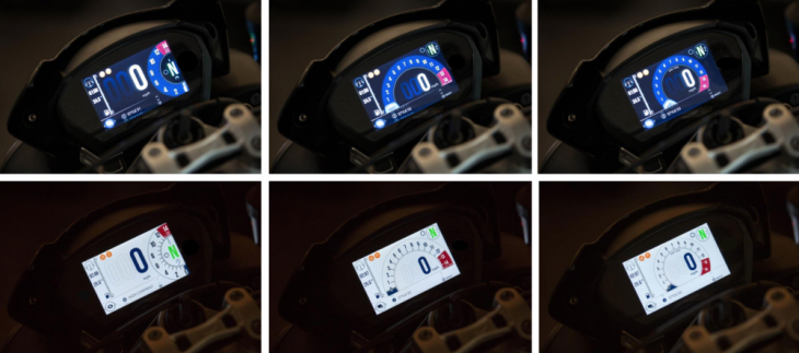 Standard dash themes Triumph Street Triple RS