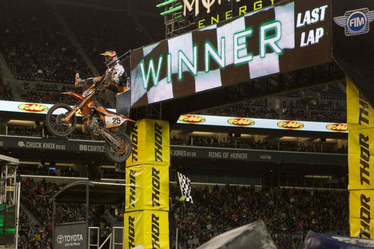 2017 Seattle 450cc Supercross Results