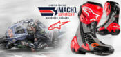 Alpinestars' Maverick Vinales Race Replica Mach 1 Supertech R Boot