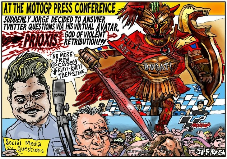 24 Back Page -Twitter Ye Not- In the Paddock