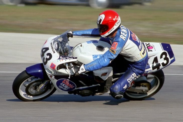 Kevin Rentzell in the 1989 Daytona 200
