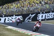 Andrea Dovizioso took the victory at his home Italian Grand Prix on the factory Ducati.