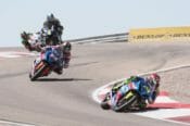Toni Elias took Utah's MotoAmerica Superbike race 1 victory