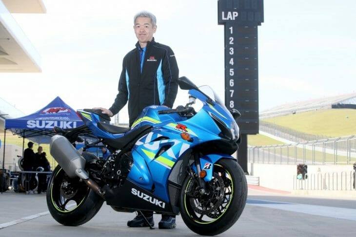 Shinichi Sahara, Chief Engineer of the new-generation 2017 Suzuki GSX-R1000