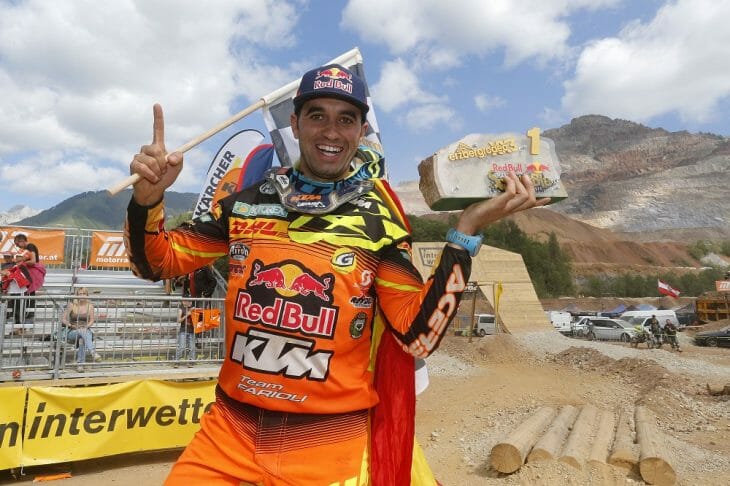 KTM Enduro Factory Racing's Alfredo Gomez Wins Erzberg Rodeo Red Bull Hare Scramble