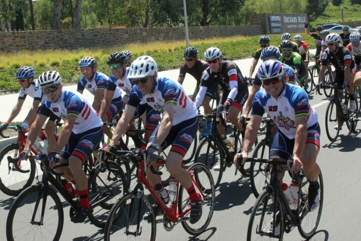 Ride For Nicky lead peloton