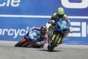 Toni Elias and Roger Hayden went 1-2 in both MotoAmerica Superbike races at Laguna Seca aboard their Yoshimura Suzuki GSX-R1000 Superbikes