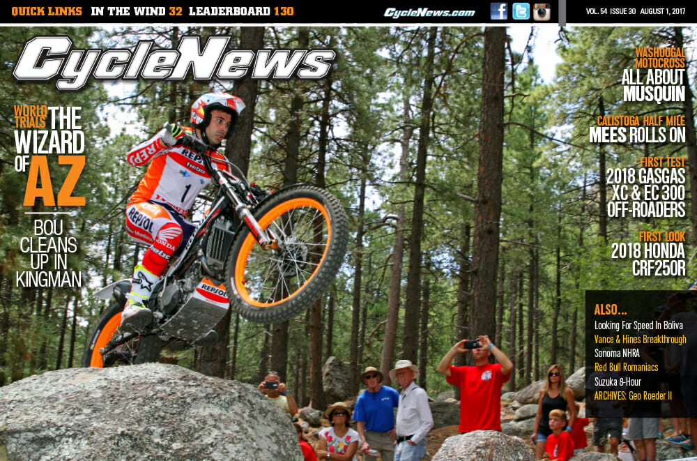 Cycle News Magazine #30: Arizona World Trials, Washougal MX, GasGas First Tests...