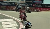World Superbike action at Laguna Seca in 1998, which brought together the top WSBK and AMA Superbike riders.