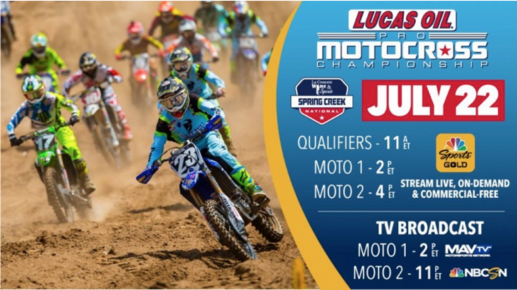 How To Watch 2017 Spring Creek MX National