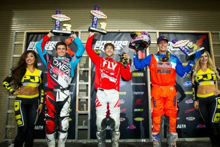 2017 Las Vegas EnduroCross podium